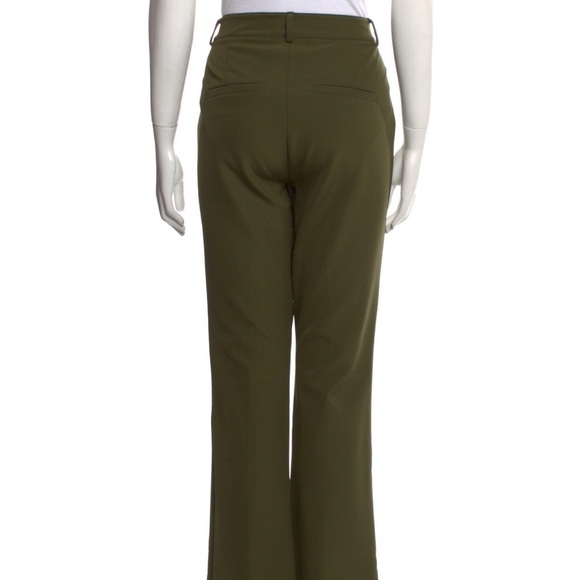 Veronica Beard Olive Green Boot-Cut Pants - Picture 3 of 3
